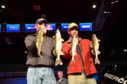 Todd Zemke of Red Wing, Minn., brought in a limit on day two that weighed 9 pounds, 4 ounces, and moved him to third. 