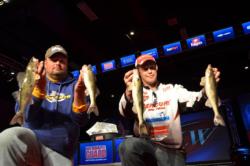Mercury pro Ed Stachowski of Canton, Mich., rounds out the top spots on day two sitting with a total weight of 9 pounds. 