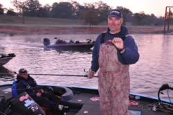 Jim Tutt is sticking to the main river with a crankbait.