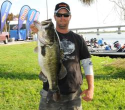 Paul Malone of Pleasant Valley, Iowa, jumped from 8th to 4th on day two with the help of 16-pound, 12-ounce catch for a two-day total of 36 pounds, 11 ounces.