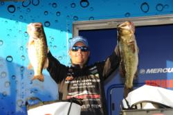 Trevor Fitzgerald wowed the crowd with a massive 25-pound, 10-ounce catch.