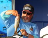 Raymond Guerra of Port Saint Lucie, Fla., finished third in the Co-angler Division with a three-day total of 35 pounds even.