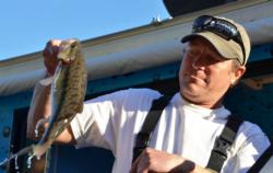 Co-angler Scott Bern of San Rafael, Calif., finished the Lake Oroville event in second place overall.