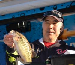 Co-angler Gary Haraguchi of Redding, Calif., netted a third-place finish at Lake Oroville.
