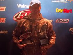 Co-angler Creighton Johnson of Canton, Ga., won the Feb. 9 Walmart BFL Choo Choo Division event on Lake Guntersville. Creighton recorded a total catch of 25 pounds, 14 ounces to win more than $2,700.