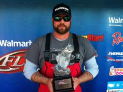 Co-angler Doron Pardo of Monroe, La., won the Feb. 23 Cowboy Division event on Toledo Bend with a weight of 15 pounds, 8 ounces. He walked away with over $2,000 for his efforts. 