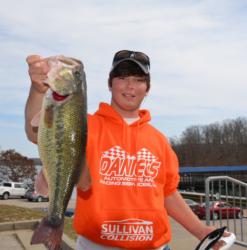 Michael Stricklin of Vidalia, La., brought three nice fish to the stage on day two that included one over 5 pounds. 