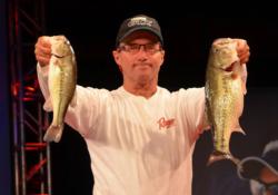 David Lauer finished second in the Co-angler Division with a three-day total of 32 pounds. 
