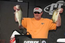 Co-angler Tony Prince of Pulaski, Tenn., finished second with a three-day total of 44 pounds, 11 ounces.