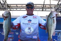 Based on a total, two-day catch of 37 pounds, 14 ounces, Robbie Dodson of Harrison, Ark., leapfrogged from eighth to second place overall.