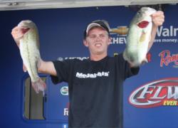 Ben Jackson claimed a 2-pound, 1-ounce lead in the Co-angler Division with a day-one catch of 19 pounds, 2 ounces.