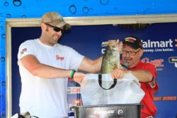 Aggressive presentations were essential on day three for top co-angler Josh Demaury.