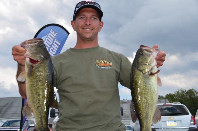 Co-angler Thomas Bavaro III of Joppa, Md., leapfrogged from 18th place to second on the strength of a two-day 21-pound, 4-ounce catch.