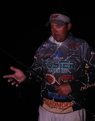 Texas Division points leader Stephen Johnston is angling for a 2014 Forrest Wood Cup berth at the season finale at Rayburn with a worm in the grass.