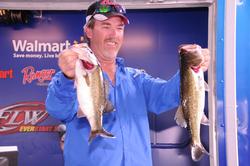 Mike Power of Conroe, Texas, now leads the Co-angler Division with a two-day total of 18 pounds, 7 ounces.