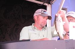 Co-angler Kevin Burks of Kountze, Texas, finished runner-up in the Co-angler Division with a three-day total of 25 pounds, 7 ounces.