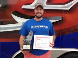 Co-angler Justin Kimmel of Watkinsville, Ga., won the Oct. 17-19 BFL Regional on Lake Hartwell with 13 bass over three days weighing 27 pounds, 7 ounces. For his efforts, Kimmel won a Ranger Z518 with a 200 horsepower outboard.
