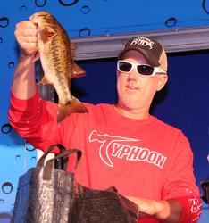 Keith Fels shows off his tournament winning fish.
