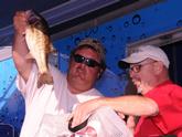 Co-angler Aaron Richardson of Destin, Fla., finished third with a three-day total of 29-5.