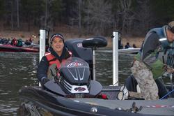 Chevy pro Jay Yelas is all smiles and he returns to his favorite lake.