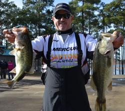 Brian Branum of Sam Rayburn, Texas, finished the week in fourth with a two-day total of 29-3.