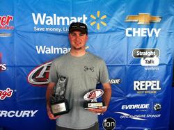 Co-angler Jared West of Deer Park, Texas, won the March 1 Cowboy Division event on Sam Rayburn with a 19-pound, 9-ounce limit. He walked away with more than $2,200 in tournament winnings.