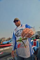 Clent Davis' most productive lure was a wacky-rigged Mr. Twister Comida.
