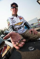 Chevy pro Anthony Gagliardi made a serious bid to qualify for the Forrest Wood Cup on his home lake by finishing seventh with a Buckeye Lures Spot Remover shaky head rigged with a 5 1/2-inch soft-plastic stick bait.