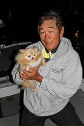 Bella joins Gary Yamamoto on every outing.