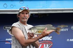 Second-place co-angler Jay Scott caught his division