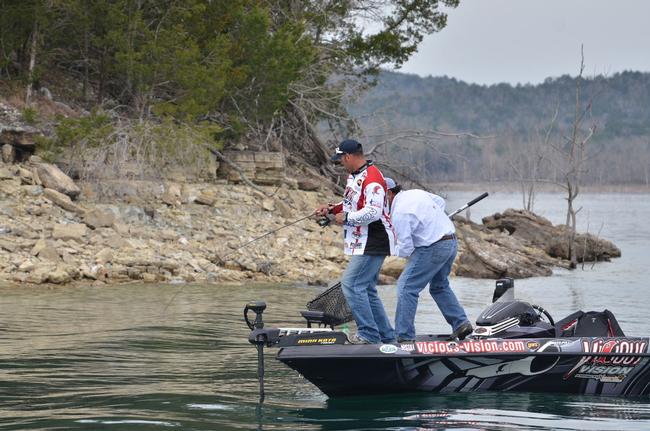 Back-reeling and careful, slow control are the keys to landing fish on light line.
