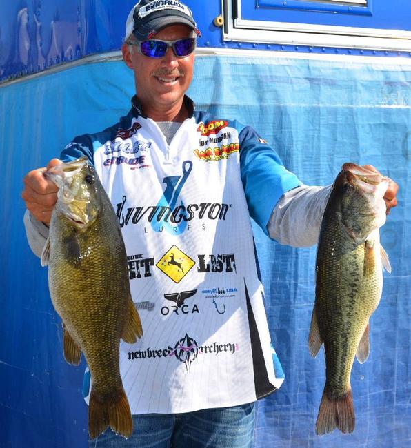 Andy Morgan made a run on day two with a 15-4 limit to move him to second.