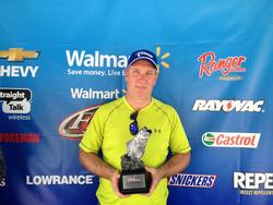 Co-angler Randy Hill of Murfreesboro, Tenn., won the April 26 Music City Division event on Center Hill with 11 pounds, 12 ounces. Hill took home over $1,600 for his victory.