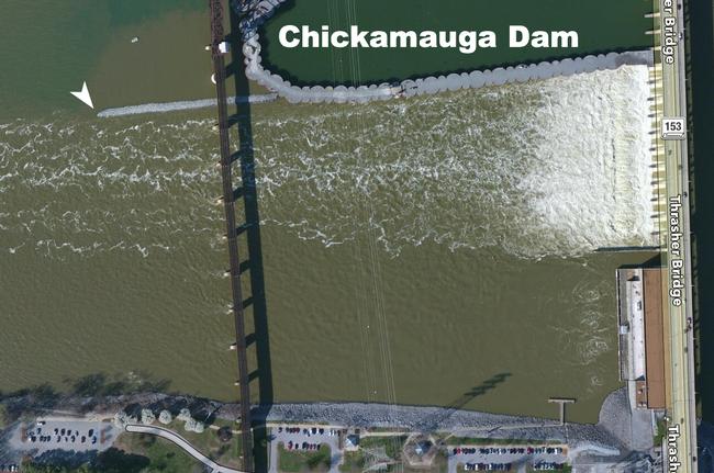 Kerry Milner made the Chickamauga Dam famous when he won the 2013 Walmart BFL All-American off of the riprap point near the dam's tailwaters. 