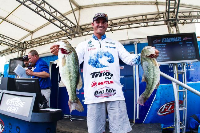 Casey Ashley stays consistent with another 20-pound limit to sit in seventh place.