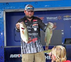 FLW Tour pro Jayme Rampey finished second on Wilson Lake.