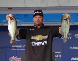 Sticking to one spot paid off for fourth-place Todd Castledine.