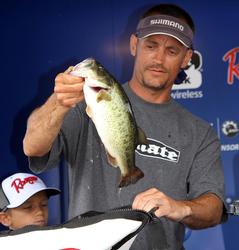 A popper and a Senko were the final-round baits for fifth-place co-angler Cort Gardner.