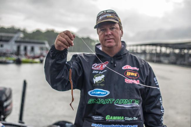 To earn his first Walmart FLW Tour victory Skip Johnson went old school with a big worm.