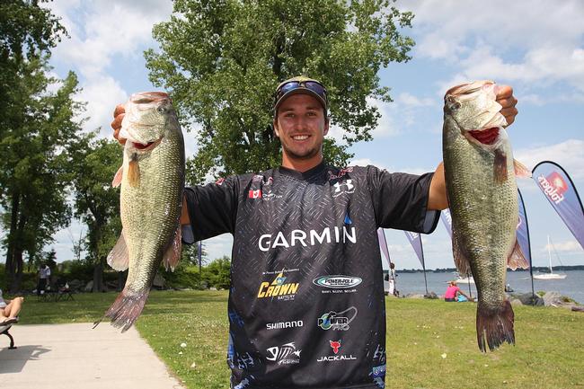 Pro Chris Johnston of Peterborough, Ont., made a move to the top from 17th place to third on day two.