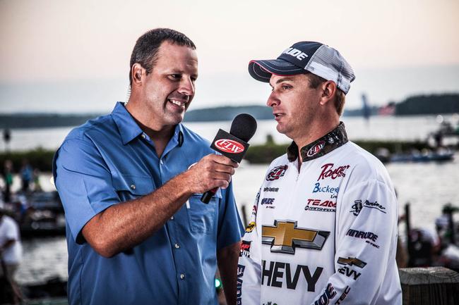 Chevy pro Anthony Gagliardi broke down the lake with Chris Jones prior to takeoff. Gagliardi lives on Lake Murray and is as local as local favorites come. 