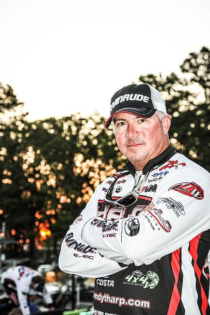 Randall Tharp is determined. He's one of the few anglers who could be the first to win the Cup twice. 