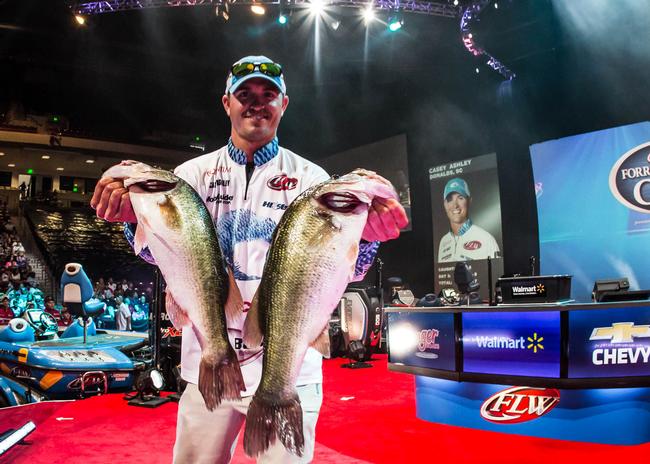 Hometown boy Casey Ashley wants to bring the Cup back to South Carolina! He cracked 15-9 on day three and jumped up to fifth place. 