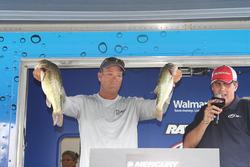 Snickers pro Chris Baumgardner found the fifth-place bag on the James River.