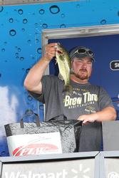 Third-place co-angler  Derek Brown moved up from seventh on the final day.