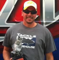 Co-angler Jason Swanson of Waterloo, Iowa, won the Sept. 13-14 Great Lakes Division Super Tournament on the Mississippi River with a two-day total catch of 23 pounds, 9 ounces. He was awarded over $3,000 for his victory.