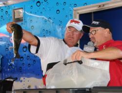 Charlie King of Coushatta, La., rounded out the top five with 39 pounds, 11 ounces. 