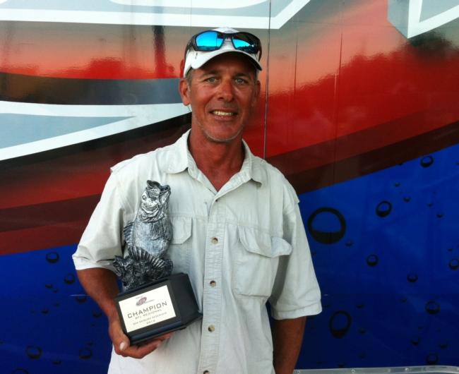 Buzz Gallo of Moselle, Mississippi, won the Oct. 16-18 Walmart BFL Regional on Sam Rayburn Reservoir with a three-day total weight of 40 pounds, 9 ounces. For his efforts, Gallo took home a Chevy 1500 Silverado and a Ranger Boat with a 200 horsepower engine.  