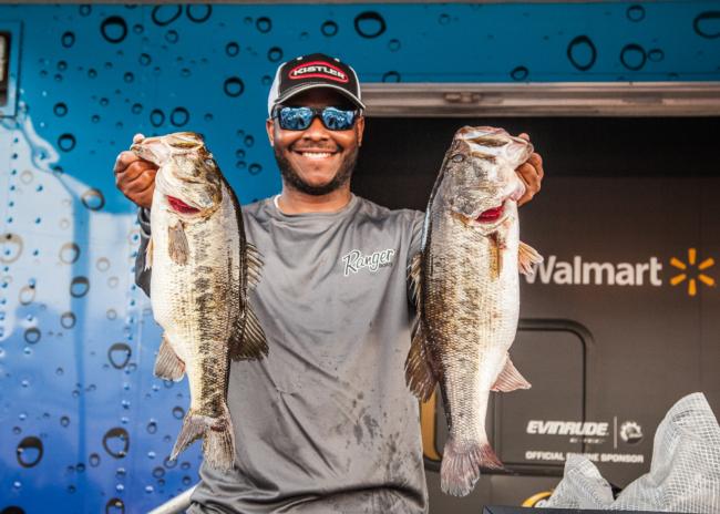 Thanks to a 25-pound, 15-ounce limit on day two, Mark Daniels Jr. climbed into the top 10.
