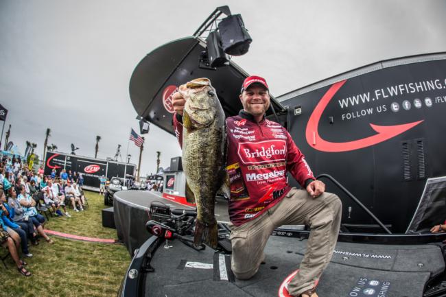 Bridgford pro Luke Clausen is in fifth place heading into the weekend.